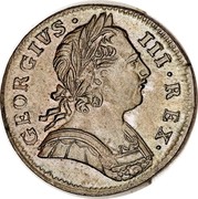 UK Farthing George III 1775 Contemporary counterfeits are quite common. KM# 602 GEORGIVS ∙ III ∙ REX coin obverse