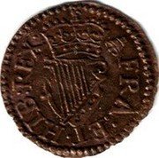 UK Farthing James I. Type 1 ND KM# 51 FRA ET HIB REX coin reverse UK Farthing James I. Type 1 ND KM# 51 FRA ET HIB REX coin reverse