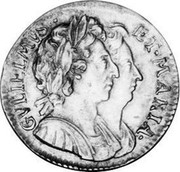 UK Farthing William and Mary 1694 Proof KM# 466.2b GVLIELMVS ET MARIA coin obverse UK Farthing William and Mary 1694 Proof KM# 466.2b GVLIELMVS ET MARIA coin obverse