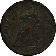 UK Farthing William III 1687 KM# 461 BRITAN NIA. coin reverse UK Farthing William III 1687 KM# 461 BRITAN NIA. coin reverse