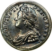 UK Penny George II 1740 KM# 567 GEORGIVS ∙ II ∙ - DEIGRATIA ∙ coin obverse UK Penny George II 1740 KM# 567 GEORGIVS ∙ II ∙ - DEIGRATIA ∙ coin obverse
