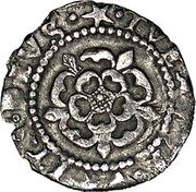 UK Penny James I ND Second Coinage (1604-19). Varieties exist. KM# 23 ∙TVATVR VNITA DEVS∙ coin obverse UK Penny James I ND Second Coinage (1604-19). Varieties exist. KM# 23 ∙TVATVR VNITA DEVS∙ coin obverse
