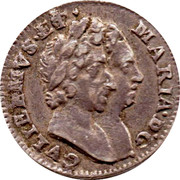 UK Penny William & Mary (Penny) 1690 KM# 468.2 GVLIELMVS∙ET∙ MARIA∙D∙G coin obverse UK Penny William & Mary (Penny) 1690 KM# 468.2 GVLIELMVS∙ET∙ MARIA∙D∙G coin obverse