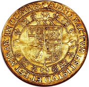 UK Rose Ryal James I (1619-1625) KM# 66.1 A DNO.FACTVM EST ISTVD ET EST MIRAB:IN OC:NRIS. XXX coin reverse UK Rose Ryal James I (1619-1625) KM# 66.1 A DNO.FACTVM EST ISTVD ET EST MIRAB:IN OC:NRIS. XXX coin reverse