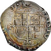 UK Shilling Charles I (1644-1645) Tower Struck under Parliament. (R) KM# 112 coin reverse UK Shilling Charles I (1644-1645) Tower Struck under Parliament. (R) KM# 112 coin reverse