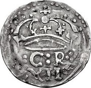 UK Shilling Charles I 1645 KM# 347 :C:R XII coin obverse UK Shilling Charles I 1645 KM# 347 :C:R XII coin obverse