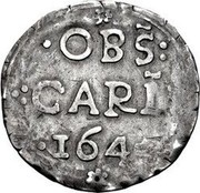 UK Shilling Charles I 1645 KM# 347 ∙OBS: ∙:CARL ∙1645 coin reverse UK Shilling Charles I 1645 KM# 347 ∙OBS: ∙:CARL ∙1645 coin reverse