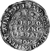 UK Shilling Charles I 1646 Lundy KM# 242.11 ∙EXVRGAT∙DEVS∙DISSIPENTVR∙INIMICI∙ REL:PRO:LEG:ANG:LIB:PAR: 1646 coin reverse UK Shilling Charles I 1646 Lundy KM# 242.11 ∙EXVRGAT∙DEVS∙DISSIPENTVR∙INIMICI∙ REL:PRO:LEG:ANG:LIB:PAR: 1646 coin reverse