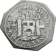 UK Shilling Charles II 1648 Second Issue: In the name of Charles II. Octagonal planchet. KM# 382 CAROLUS SECUNDUS 1648 coin obverse UK Shilling Charles II 1648 Second Issue: In the name of Charles II. Octagonal planchet. KM# 382 CAROLUS SECUNDUS 1648 coin obverse