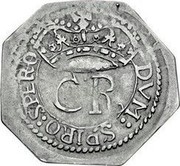UK Shilling Charles II 1648 Second Issue: In the name of Charles II. Octagonal planchet. KM# 382 DUM SPIRO SPERO coin reverse UK Shilling Charles II 1648 Second Issue: In the name of Charles II. Octagonal planchet. KM# 382 DUM SPIRO SPERO coin reverse