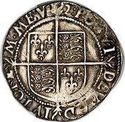 UK Shilling Elizabeth I 1601 Sixth Issue (1601-02). KM# 5 2:POSVI DEV ADIVTOREM∙MEV coin reverse UK Shilling Elizabeth I 1601 Sixth Issue (1601-02). KM# 5 2:POSVI DEV ADIVTOREM∙MEV coin reverse