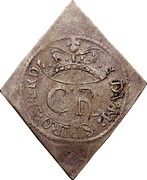 UK Shilling (Pontefract Siege Coinage) KM# 379 CR DVM: SPIRO: SPERO coin obverse UK Shilling (Pontefract Siege Coinage) KM# 379 CR DVM: SPIRO: SPERO coin obverse