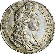 UK Shilling William III 1698 KM# 502 GVLIELMVS∙ III∙DEI∙GRA∙ coin obverse UK Shilling William III 1698 KM# 502 GVLIELMVS∙ III∙DEI∙GRA∙ coin obverse