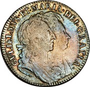 UK Shilling William & Mary 1693 KM# 480 GVLIELMVS∙ET∙MARIA∙DEI∙GRATIA∙ coin obverse UK Shilling William & Mary 1693 KM# 480 GVLIELMVS∙ET∙MARIA∙DEI∙GRATIA∙ coin obverse