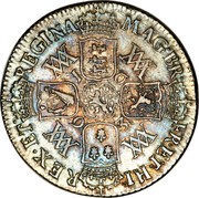 UK Shilling William & Mary 1693 KM# 480 MAG∙BR FR∙ET∙HI∙ REX∙ET REGINA∙ *YEAR* WM WM WM WM coin reverse UK Shilling William & Mary 1693 KM# 480 MAG∙BR FR∙ET∙HI∙ REX∙ET REGINA∙ *YEAR* WM WM WM WM coin reverse
