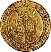 UK Sovereign James I (1603-1604) KM# 20 ∙EXVRGAT∙DEVS∙DISSIPENTVR∙INIMICI∙ I R coin reverse UK Sovereign James I (1603-1604) KM# 20 ∙EXVRGAT∙DEVS∙DISSIPENTVR∙INIMICI∙ I R coin reverse