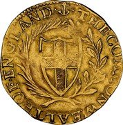 UK Unite Unite Commonwealth Coin 1660 KM# 395.2 THE COMMONWEALTH OF ENGLAND coin obverse