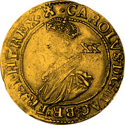 UK Unite Charles I (1625-1642) Tower KM# 154.1 CAROLVS∙D:G:MAG:BR: FR:ET:HI:REX XX coin obverse UK Unite Charles I (1625-1642) Tower KM# 154.1 CAROLVS∙D:G:MAG:BR: FR:ET:HI:REX XX coin obverse
