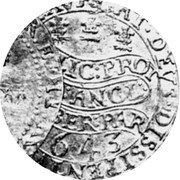 UK Unite (Charles I) KM# 253 ... AT DEVS DISSIPENT... 1643 coin reverse UK Unite (Charles I) KM# 253 ... AT DEVS DISSIPENT... 1643 coin reverse