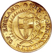 UK Unite Commonwealth of England (Sun) 1651 KM# 395.1 ∙THE∙COMMONWEALTH∙OF∙ENGLAND∙ coin obverse UK Unite Commonwealth of England (Sun) 1651 KM# 395.1 ∙THE∙COMMONWEALTH∙OF∙ENGLAND∙ coin obverse