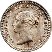 UK 1-1/2 Pence Victoria 1843 KM# 728 VICTORIA D:G: BRITANNIAR: REGINA F:D: coin obverse UK 1-1/2 Pence Victoria 1843 KM# 728 VICTORIA D:G: BRITANNIAR: REGINA F:D: coin obverse