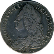 UK 1/2 Crown George II LIMA below bust 1746 KM# 584.3 GEORGIVS ∙ II ∙ - DEI ∙ GRATIA ∙ coin obverse UK 1/2 Crown George II LIMA below bust 1746 KM# 584.3 GEORGIVS ∙ II ∙ - DEI ∙ GRATIA ∙ coin obverse