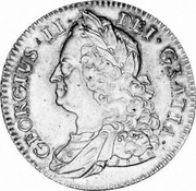 UK 1/2 Crown George II Roses in angles 1745 KM# 584.1 GEORGIVS ∙ II ∙ - DEI ∙ GRATIA ∙ coin obverse UK 1/2 Crown George II Roses in angles 1745 KM# 584.1 GEORGIVS ∙ II ∙ - DEI ∙ GRATIA ∙ coin obverse