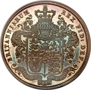 UK 1/2 Crown George IV 1826 KM# 695 BRITANNIARUM REX FID: DEF: coin reverse UK 1/2 Crown George IV 1826 KM# 695 BRITANNIARUM REX FID: DEF: coin reverse