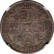 UK 1/2 Crown 1726 KM# 540.3 Pre-Decimal coinage 1717 BRVN ET I DVX S R I AT H ET EL coin reverse UK 1/2 Crown 1726 KM# 540.3 Pre-Decimal coinage 1717 BRVN ET I DVX S R I AT H ET EL coin reverse