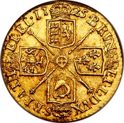 UK 1/2 Guinea George I 1725 KM# 560 BRVN ET ∙ L ∙ DVX S ∙ R ∙ I ∙ A ∙ TH ET ∙ EL ∙ coin reverse UK 1/2 Guinea George I 1725 KM# 560 BRVN ET ∙ L ∙ DVX S ∙ R ∙ I ∙ A ∙ TH ET ∙ EL ∙ coin reverse
