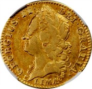 UK 1/2 Guinea George II (Half Guinea) 1745 KM# 580.2 GEORGIUS ∙ II ∙ DEI ∙ GRATIA ∙ coin obverse UK 1/2 Guinea George II (Half Guinea) 1745 KM# 580.2 GEORGIUS ∙ II ∙ DEI ∙ GRATIA ∙ coin obverse