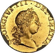 UK 1/2 Guinea George III 1762 KM# 593 GEORGIVS∙III∙DEI∙GRATIA∙ coin obverse UK 1/2 Guinea George III 1762 KM# 593 GEORGIVS∙III∙DEI∙GRATIA∙ coin obverse