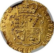 UK 1/2 Guinea George III 1775 KM# 603 F ∙ D ∙ B ∙ ET ∙ L ∙ D ∙ S ∙ R ∙ I ∙ A ∙ T ∙ ET ∙ E ∙ M ∙ B ∙ F ∙ ET ∙ H ∙ REX ∙ coin reverse UK 1/2 Guinea George III 1775 KM# 603 F ∙ D ∙ B ∙ ET ∙ L ∙ D ∙ S ∙ R ∙ I ∙ A ∙ T ∙ ET ∙ E ∙ M ∙ B ∙ F ∙ ET ∙ H ∙ REX ∙ coin reverse