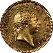UK 1/2 Guinea George III 1804 KM# 651 GEORGIVS III DEI GRATIA coin obverse UK 1/2 Guinea George III 1804 KM# 651 GEORGIVS III DEI GRATIA coin obverse