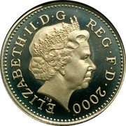 UK 10 Pence Crowned Lion 2000 KM# 989a ELIZABETH∙II∙D∙G REG∙F∙D∙2008 IRB coin obverse UK 10 Pence Crowned Lion 2000 KM# 989a ELIZABETH∙II∙D∙G REG∙F∙D∙2008 IRB coin obverse