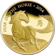 UK 100 Pounds Year of the Horse 2014 British Royal Mint Proof KM# 1283 YEAR OF THE HORSE ∙ 2014 coin reverse UK 100 Pounds Year of the Horse 2014 British Royal Mint Proof KM# 1283 YEAR OF THE HORSE ∙ 2014 coin reverse