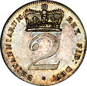 UK 2 Pence George III 1820 KM# 669 BRITANNIARUM REX FID: DEF: * 2 coin reverse UK 2 Pence George III 1820 KM# 669 BRITANNIARUM REX FID: DEF: * 2 coin reverse