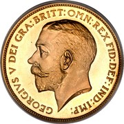 UK 2 Pounds George V 1911 Proof KM# 821 GEORGIVS V D.G.BRITT:OMN:REX F.D.IND:IMP: coin obverse UK 2 Pounds George V 1911 Proof KM# 821 GEORGIVS V D.G.BRITT:OMN:REX F.D.IND:IMP: coin obverse