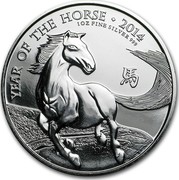 UK 2 Pounds Year of the Horse 2014 British Royal Mint Proof KM# 1281 YEAR OF THE HORSE ∙ 2014 1 OZ FINE SILVER 999 coin reverse UK 2 Pounds Year of the Horse 2014 British Royal Mint Proof KM# 1281 YEAR OF THE HORSE ∙ 2014 1 OZ FINE SILVER 999 coin reverse