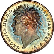 UK 3 Pence George IV 1829 Prooflike KM# 685.2 GEORGIUS IIII D.G. BRITANNIAR. REX F.D. coin obverse UK 3 Pence George IV 1829 Prooflike KM# 685.2 GEORGIUS IIII D.G. BRITANNIAR. REX F.D. coin obverse