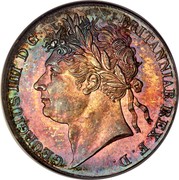 UK 4 Pence Groat 1829 KM# 686 GEORGIUS IIII D.G. BRITANNIAR REX F.D. coin obverse UK 4 Pence Groat 1829 KM# 686 GEORGIUS IIII D.G. BRITANNIAR REX F.D. coin obverse