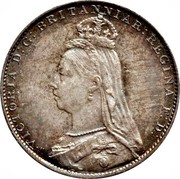 UK 4 Pence Groat 1891 Prooflike KM# 773 VICTORIA D:G: BRITANNIAR: REGINA F:D: coin obverse