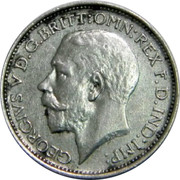 UK 4 Pence Groat 1922 Prooflike KM# 814a GEORGIVS V D.G:BRITT: OMN: REX F.D.IND:IMP: B.M. coin obverse UK 4 Pence Groat 1922 Prooflike KM# 814a GEORGIVS V D.G:BRITT: OMN: REX F.D.IND:IMP: B.M. coin obverse