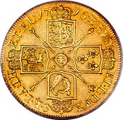 UK 5 Guineas George I 1716 KM# 547 BRVN ET ∙ L ∙ DVX ∙ S ∙ R ∙ I ∙ A ∙ TH ∙ ET ∙ EL ∙ coin reverse UK 5 Guineas George I 1716 KM# 547 BRVN ET ∙ L ∙ DVX ∙ S ∙ R ∙ I ∙ A ∙ TH ∙ ET ∙ EL ∙ coin reverse