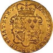UK 5 Guineas George II (5 Guineas) 1741 KM# 571.1 F ∙ D ∙ B ∙ ET ∙ L ∙ D ∙ S ∙ R ∙ I ∙ A ∙ T ∙ ET ∙ E ∙ M ∙ B ∙ F ∙ ET ∙ H ∙ REX ∙ coin reverse UK 5 Guineas George II (5 Guineas) 1741 KM# 571.1 F ∙ D ∙ B ∙ ET ∙ L ∙ D ∙ S ∙ R ∙ I ∙ A ∙ T ∙ ET ∙ E ∙ M ∙ B ∙ F ∙ ET ∙ H ∙ REX ∙ coin reverse