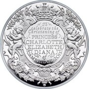 UK 5 Pounds Princess Charlotte Christening 2015 British Royal Mint Proof KM# 1299 TO CELEBRATE THE CHRISTENING OF PRINCESS CHARLOTTE ELIZABETH DIANA OF CAMBRIDGE 2015 DIEU ET∙MON DROIT JB coin reverse UK 5 Pounds Princess Charlotte Christening 2015 British Royal Mint Proof KM# 1299 TO CELEBRATE THE CHRISTENING OF PRINCESS CHARLOTTE ELIZABETH DIANA OF CAMBRIDGE 2015 DIEU ET∙MON DROIT JB coin reverse