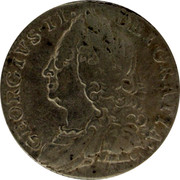 UK 6 Pence George II 1757 KM# 582.2 GEORGIVS ∙ II ∙ DEI ∙ GRATIA ∙ coin obverse UK 6 Pence George II 1757 KM# 582.2 GEORGIVS ∙ II ∙ DEI ∙ GRATIA ∙ coin obverse