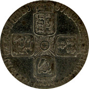 UK 6 Pence George II 1757 KM# 582.2 M∙B∙F∙ET H∙REX∙F∙D∙B ET∙L∙D∙S∙R∙I A∙T∙ET∙E ∙ coin reverse UK 6 Pence George II 1757 KM# 582.2 M∙B∙F∙ET H∙REX∙F∙D∙B ET∙L∙D∙S∙R∙I A∙T∙ET∙E ∙ coin reverse