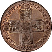 UK Crown George II LIMA 1746 KM# 585.3 F ∙ D ∙ B ∙ - ET ∙ L ∙ D ∙ S ∙ R ∙ I ∙ - A ∙ T ∙ ET ∙ E ∙ - M ∙ B ∙ F ∙ ET ∙ - H ∙ REX ∙ coin reverse UK Crown George II LIMA 1746 KM# 585.3 F ∙ D ∙ B ∙ - ET ∙ L ∙ D ∙ S ∙ R ∙ I ∙ - A ∙ T ∙ ET ∙ E ∙ - M ∙ B ∙ F ∙ ET ∙ - H ∙ REX ∙ coin reverse