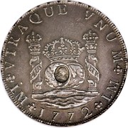 UK Crown George III 1760-1772 CM Date: ND(1797) KM# 635 VTRAQUE VNUM PLUS VLTR LM 1772 LM coin obverse UK Crown George III 1760-1772 CM Date: ND(1797) KM# 635 VTRAQUE VNUM PLUS VLTR LM 1772 LM coin obverse